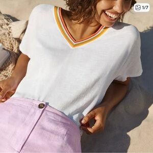 Boden Beatrice Cotton Jersey Top Size 4